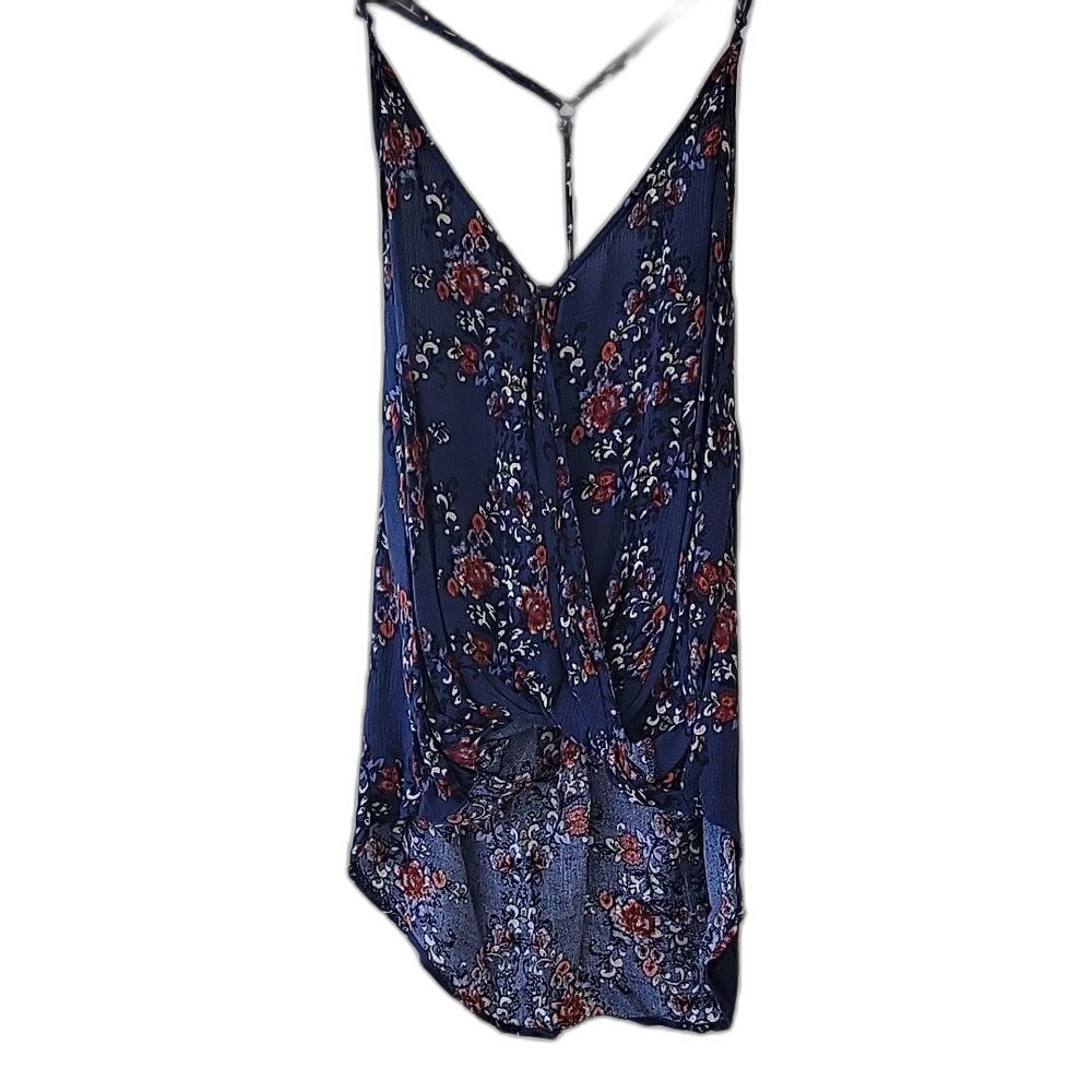 Boho Floral Festival En Creme Women's Twist Tank